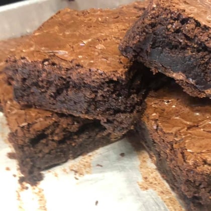 Thick chocolate brownies