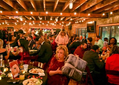 A full house, 2021 B.U.I.L.D. Group Christmas party