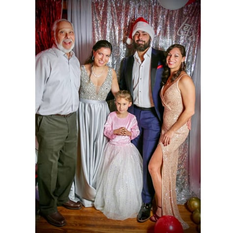 Family photo, 2021 B.U.I.L.D. Group Christmas party