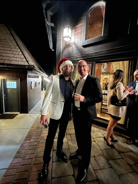 Jayme and William Caballero, 2022 B.U.I.L.D. Group Holiday Gala