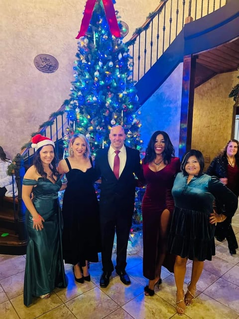 Jessica and friends, 2022 B.U.I.L.D. Group Holiday Gala