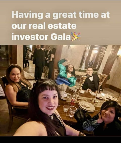 Marcela and friends, 2022 B.U.I.L.D. Group Holiday Gala