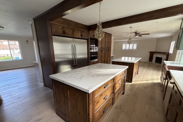 Cabinet painting project by Diaz Professional Painting