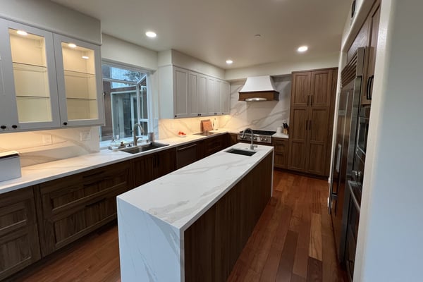 Cabinet painting project by Diaz Professional Painting