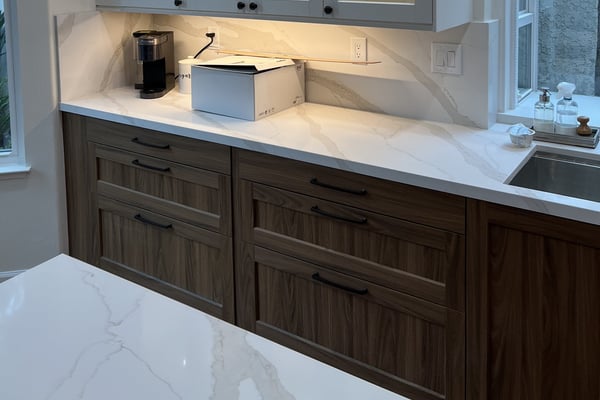 Cabinet painting project by Diaz Professional Painting