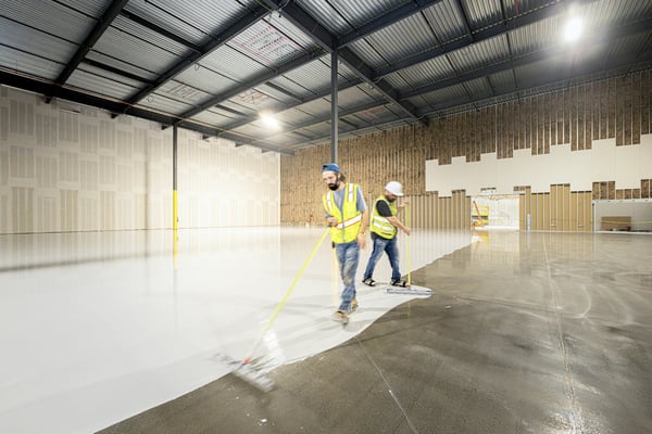 Epoxy floor coating