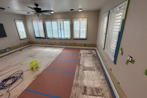Interior painting project by Diaz Professional Painting