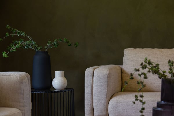 Venetian plaster or limewash wall finish