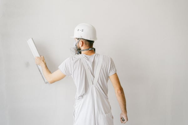 Venetian plaster or limewash wall finish
