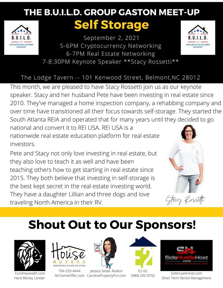 Flyer for Self Storage, September 2, 2021